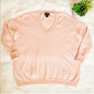 J.Crew Blush Pink Italian Cashmere Sweater